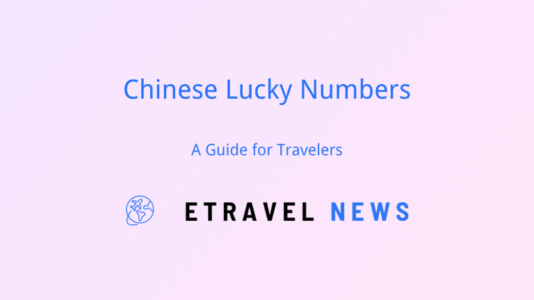Chinese Lucky Numbers: A Guide for Travelers